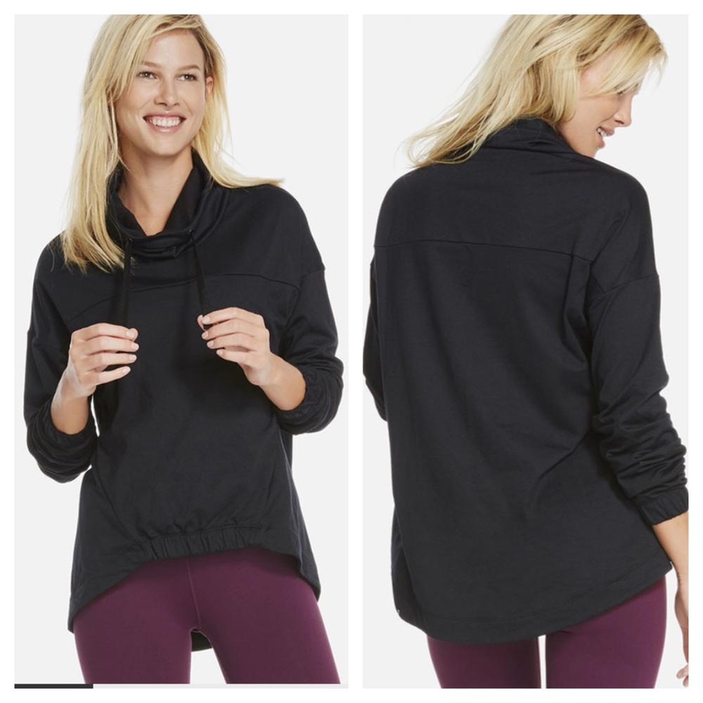 Fabletics Black Europa Pullover Sz M - image 1